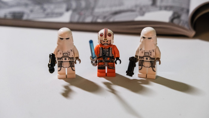 Luke Skywalker und zwei weitere Blizzard-Trooper. (Bild: Oliver Nickel/Golem.de)